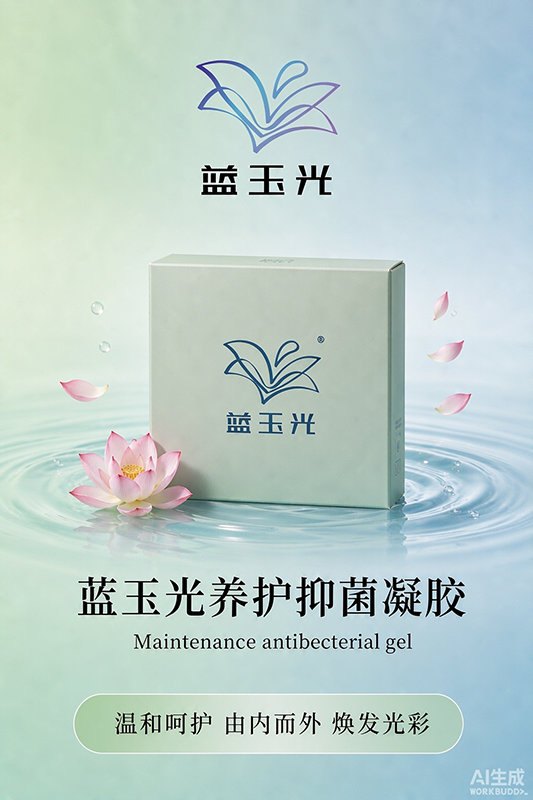 “蓝玉光”凝胶标志及包装
